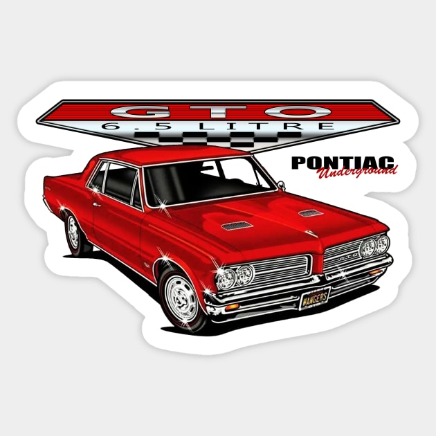 1964 GTO Sticker by Chads